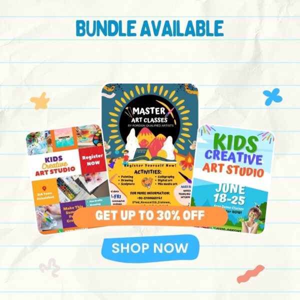 Editable Canva Template - Kids Art & Craft Summer School - Image 4