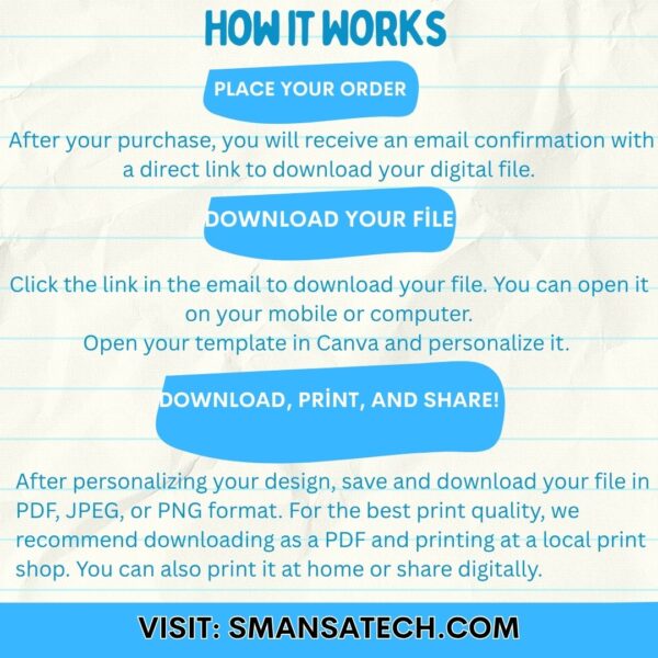Editable Canva Template - Kids Art & Craft Summer School - Image 3